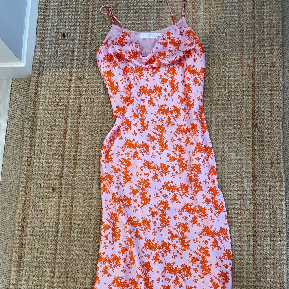 Silk MIDI dress